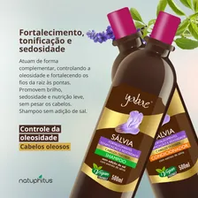 Kit 3 Shampoos + 2 Condicionadores Sálvia 500ml Yabae Foto mini 4