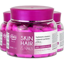 Kit 3 Skin Hair E Nails Femme Care 90 Cáps Unilife Sabor Sem sabor Foto  mini 1