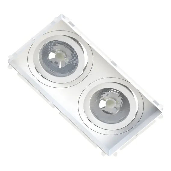 Kit 3 Spot Par20 Luminaria Duplo No Frame Embutido Recuado 110v/220v Foto 1