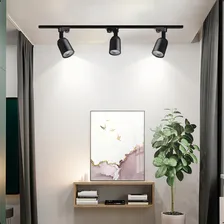 Kit 3 Spots Led 8w Com Trilho Eletrificado 1m Moderno Foto mini  2