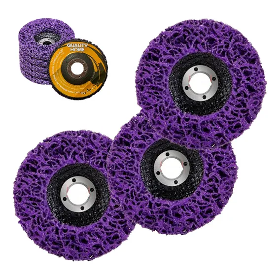 Kit 3 Strip Disc Removedor De Tintas Fundos E Vernizes 115mm x 22mm Cor Roxo Foto 1