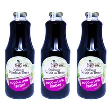 Kit 3 Suco De Uva Isabel Integral Orgân. Pérola Da Terra 1 L Foto mini 1