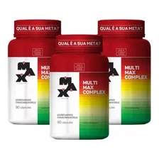 Kit 3 Suplemento Em Multimax Multivitamínico 90 Cápsulas Foto  mini 1