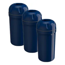 Kit 3 Suporte Porta Garrafa Térmico 600ml Cerveja Azul Foto mini 1