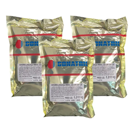 Kit 3 Tempero Linguiça Pernil 1 Kg Color Conamix Foto 1