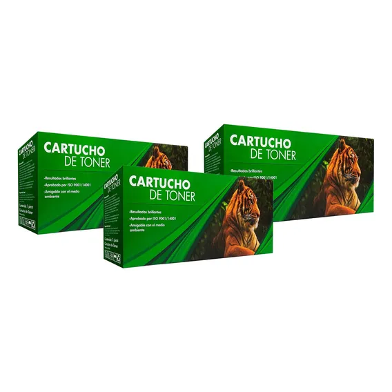 Kit 3 Toner 85a Compatível com Ce285a 35a 36a M1132 p1102w Tinta preta Foto 1
