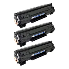 Kit 3 Toner P/ Laser M1536d 1536d 1536 M1536 - Foto  mini 1