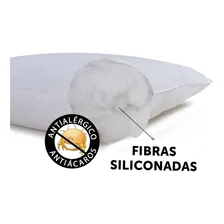 Kit 3 Travesseiros Antialérgico Macio Fibra 45x65cm Foto mini  3