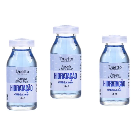 Kit 3 Un Ampola Restauração Effect Treat Duetto Prof. 15ml Foto 1
