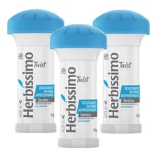 Kit 3 Unid- Desodorante Herbíssimo Creme Twist Sensitive Foto  mini 1