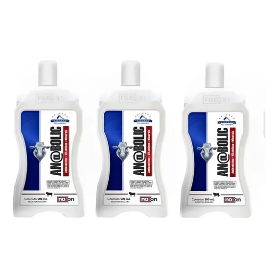 Kit 3 Unidades - Anabolic Complexo Vitaminico Noxon 500ml Foto 1