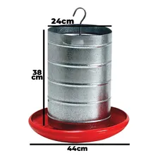 Kit 3 Unidades Comedouro Frango Aves Galinhas 20kg Foto mini 2