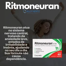 Kit 3 Unidades Ritmoneuran 182,93mg Rtm 40 Cápsulas Sabor Sem Sabor Foto mini 2
