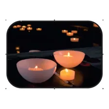 Kit 3 Velas Luminária Flutuante Decoração Casamento Piscina Foto mini 3