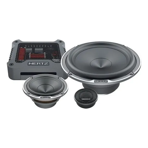Kit 3 Vias Hertz Mpk-163.3 Pro (6 Pols. / 300w Rms) Cor Preto Foto 1