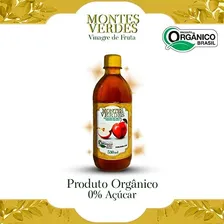 Kit 3 Vinagre De Maçã 5% Acidez Orgânico 530ml Montes Verdes Foto mini 2
