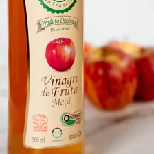 Kit 3 Vinagre Maça Orgânico Acidez 4,2% São Francisco 500 Foto mini 3