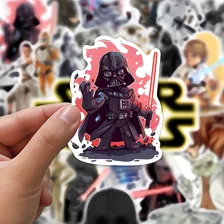 Kit 30 Adesivos Star Wars Darth Vader Chewbacca Yoda R2d2 Foto mini  2