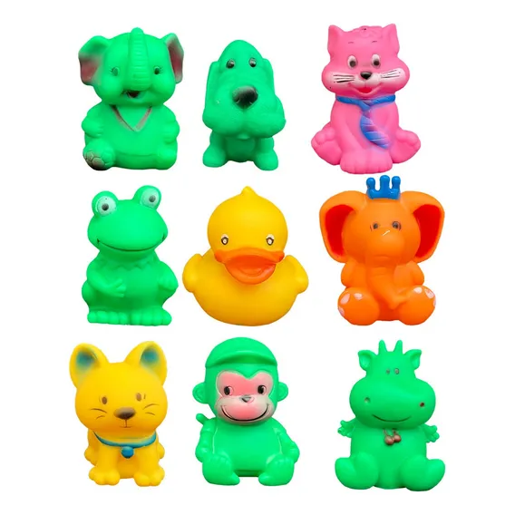 Kit 30 Bichinhos Baby Vinil Com Som Brinquedo Infantil E Pet Foto 1