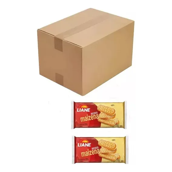 Kit 30 Biscoito Maizena Sem Lactose - Liane Foto 1