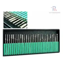 Kit 30 Bits Brocas P Lixa Elétrica Unhas Acrigel Porcelana Foto mini 2