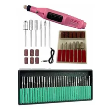 Kit 30 Brocas Lixa Unha Eletrica Mini Lixadeira Foto mini 1