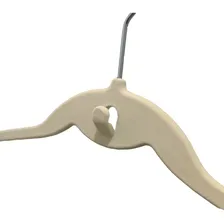 Kit 30 Cabides De Veludo Slim Finos Antideslizantes Cor Nude Foto mini  2