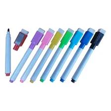 Kit 30 Canetas Para Quadro Branco Com Apagador E Imã Foto mini 1