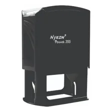 Kit 30 Carimbos Cnpj+2 Carimbos Assinatura Automáticos Nykon Tinta Preta Exterior Preto Foto mini 1