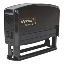 Kit 30 Carimbos Cnpj+2 Carimbos Assinatura Automáticos Nykon Tinta Preta Exterior Preto Foto mini 2