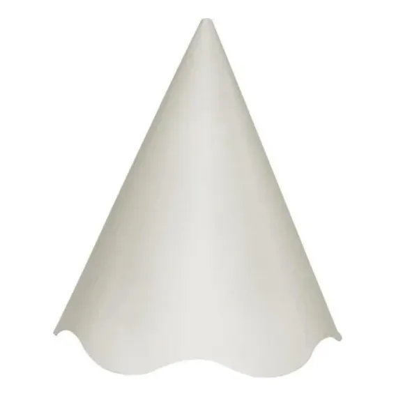 Kit 30 Chapéus Liso Aniversário Decoração Festa Colorido Cor Branco Foto 1