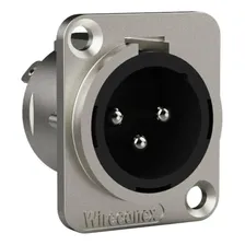 Kit 30 Conector Xlr Macho 3 Polos Wireconex Wc1033 Cor Prateado Foto mini 4