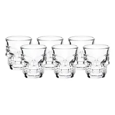 Kit 30 Copos De Vidro Drink Shot Dose Tequila Caveira 50ml Foto mini  2
