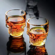 Kit 30 Copos De Vidro Drink Shot Dose Tequila Caveira 50ml Foto mini  3