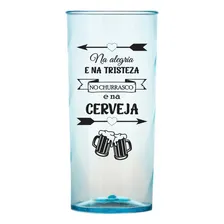 Kit 30 Copos Diamante 400ml Acrílico Personalizados - Aloha Cor Azul Foto  mini 1