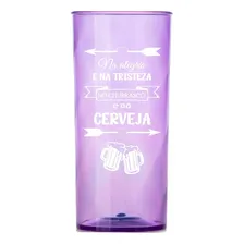 Kit 30 Copos Diamante 400ml Acrílico Personalizados - Aloha Cor Lilás Foto  mini 1