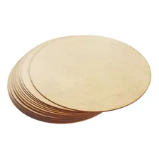 Kit 30 Disco Sousplat Mdf Cru 30cm Laser Bolacha Base Prato Cor Mdf Cru Sem Pintura Disco Circulo Base Mdf Foto mini  3