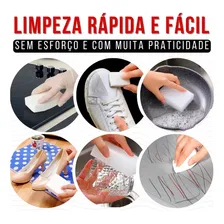 Kit 30 Esponja Mágica Bucha Melamina Buchinha Multiuso Limpa Foto mini 4