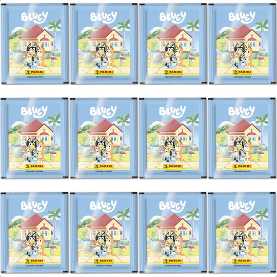 Kit 30 Figurinhas Do Álbum Bluey (6 Envelopes) Foto 1