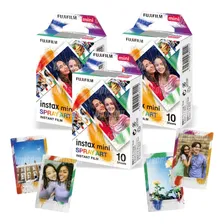 Kit 30 Filmes Fujifilm Spray Art Colorido Para Instax Mini Foto  mini 1