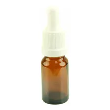 Kit 30 Frasco De Vidro Âmbar Com Conta Gotas 10ml Cor Branco Foto mini  3