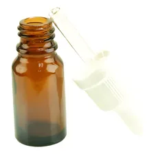 Kit 30 Frasco De Vidro Âmbar Com Conta Gotas 10ml Cor Branco Foto  mini 1