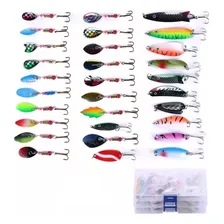 Kit 30 Isca Artificial Spinner Bait Metal Garateia Vibração Cor foto Foto mini 1