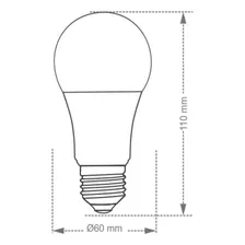 Kit 30 Lâmpadas Bulbo Led Taschibra Tkl E27 7w 6500k Cor da luz Branco-frio Foto mini 4