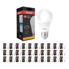 Kit 30 Lâmpada Led Bulbo 15w 3000k Branca-quente Bivolt E27 Foto  mini 1