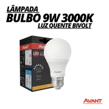 Kit 30 Lâmpada Led Bulbo 9w 3000k Branca-quente Bivolt E27 Foto mini 3