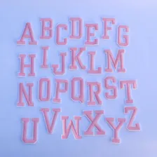 Kit 30 Patch Aplique Bordados Letras Alfabeto Termocolante Foto mini 4