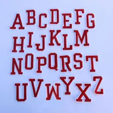 Kit 30 Patch Aplique Bordados Letras Alfabeto Termocolante Foto mini 1