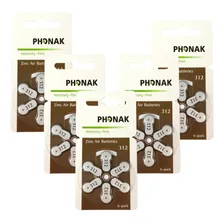 Kit 30 Pilhas Phonak P312 Aparelho Auditivo - Mercury Free Foto  mini 1