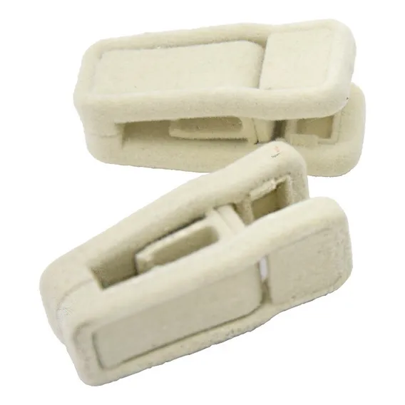 Kit 30 Presilhas De Veludo Para Cabides - Pronta Cor Bege Foto 1